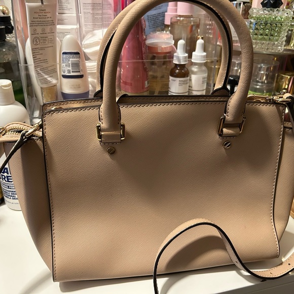 Michael Kors Beige Satchel Bag - Picture 2 of 5